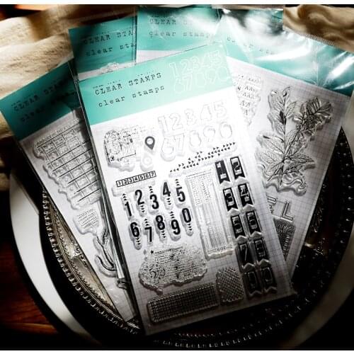 Letter retro clear Stamps for DIY Scrapbooking/Card Making/Kids Christmas Decoration Supplies Popular A1282