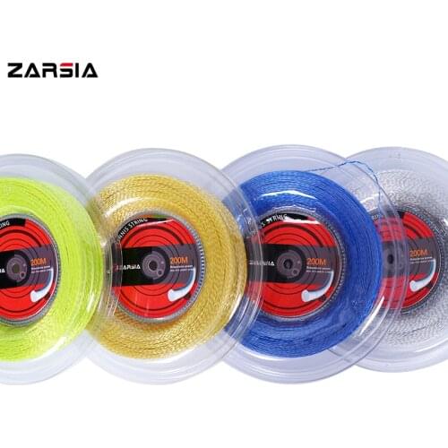 ZARSIA Soft feeling tennis racket training string Threaded elastic tennis string