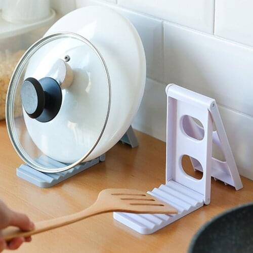 Foldable Lid Shelf Dish Drying Rack Kitchen Storage Organizer Container Sitting Type Cutting Board Tray Kitchen Supplies