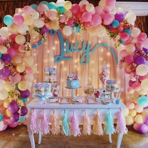 50/100pcs 10inch Macaron Color Latex Balloons Wedding Decoration birthday party decorations kids globos babyshower party decor