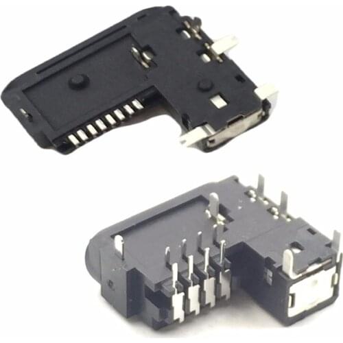 2pcs For Sony Playstation 4 PS4 Headphone Port Socket Interface Earphone Connector Replacement