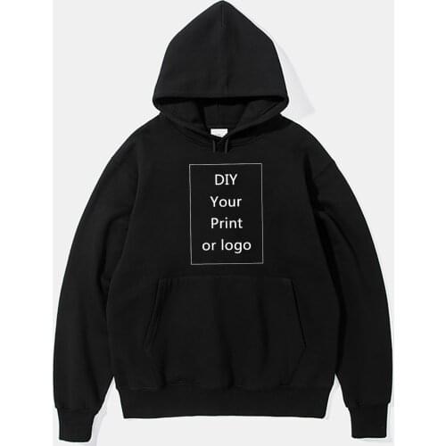 2021 Autumn Mens Thick Fleece Hoodies Hip Hop Pure Hoodies Thick Velvet Fabrics Winter Hoodies