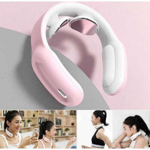 3 Colors Smart Electric Neck Shoulder Massager Pain Relief Tool Health Care Relaxation Cervical Massage Vertebra Physiotherapy