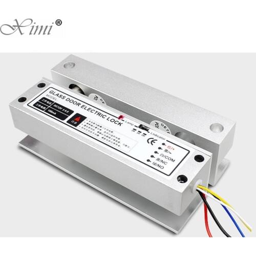 Post Free Shipping Electric Bolt Lock For Door Access Control System Electric Door Lock System Frameless Glass Door Bolt Lock