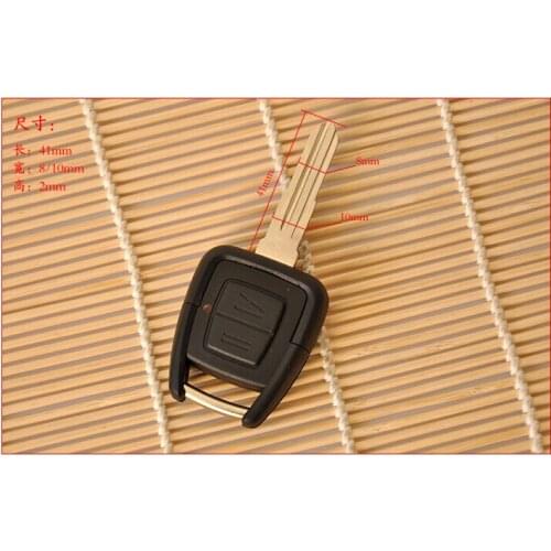 2 Button Remote Key Shell Case For Opel Astra Zafira Omega Vectra With Right Blade Fob Key Cover 50PCS/lot