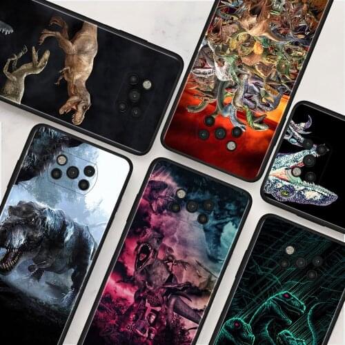 Jurassic dinosaurs Cover for Xiaomi Mi Poco X3 NFC M3 F1 9T Note 10 10T A2 8 Lite 5G 11 9 SE CC9 Cell Phone Case Coque Shell
