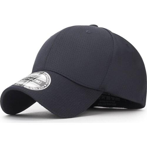 Breathable Baseball Cap Relaxed Fit Strapback Cap Dad Cap Adjustable Size for Running Workouts and Outdoor Activities
