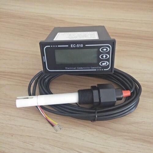 EC Controller 4-20mA Relay industrial Conductivity Meter Tester Water Quality Monitor Online Analyzer 0-20/200/2000/4000us/cm