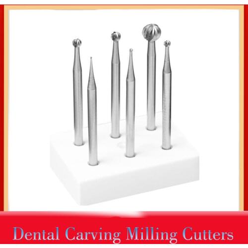 Dental Lab Carving Milling Cutter Ball Shape 18 Specification Optionals Available Shank 2.35MM