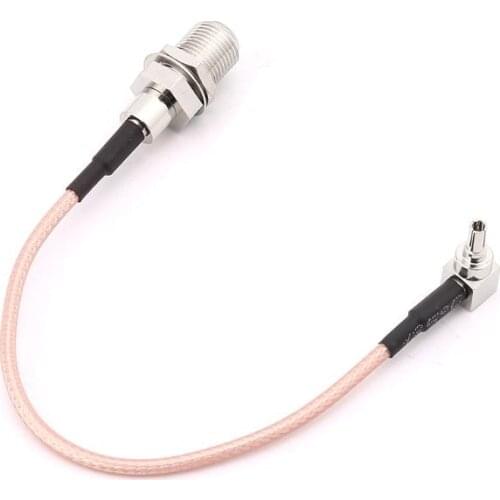 F Type Female Jack To CRC9 connector Male Right Angle RG316 Pigtail Cable For HUAWEI Modem 15cm