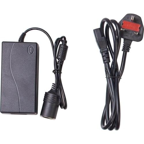 Power Inverter Voltage AC 110-240V to DC 12V 5A Car Cigarette Lighter Socket Power Adapter Converter Wall Charger Plug