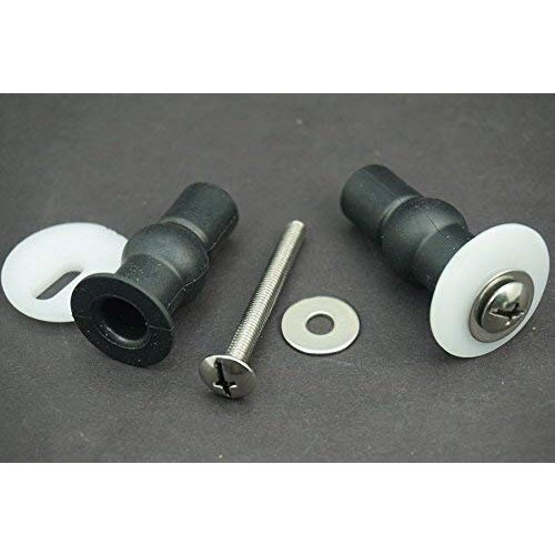 （ pack of 2 ）Toilet Lid Seat Hinge Screws Nut and Bolt Set Replacement Parts
