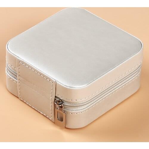 Creative Jewelry Box Singe-layer Storage Box For Women Earring Ring Cosmetic Organizer Casket For Decorations