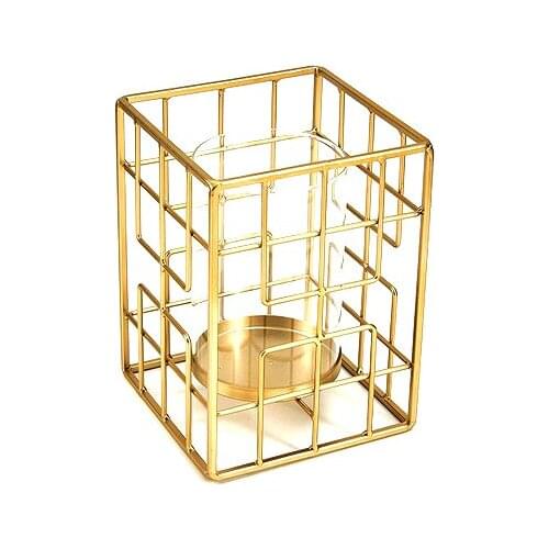 Candelabra Square Golden