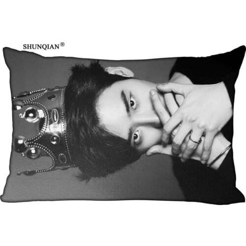 Lee Jong Suk Pillow Case (Two sides) High Quality Custom Zippered Rectangle soft Pillow cover Best gift