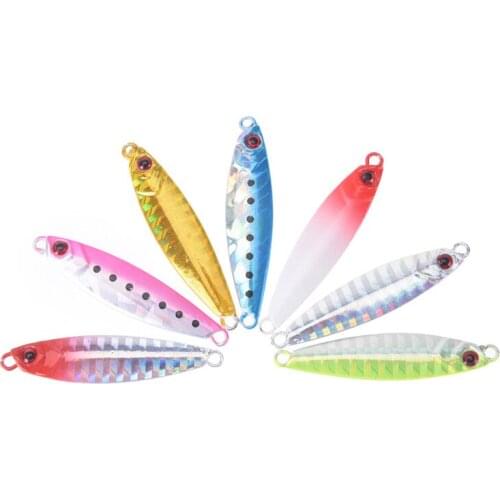 1pc Metal Jig Fishing Lure 10g Artificial Bait Freshwater Jigging Fishing Lures