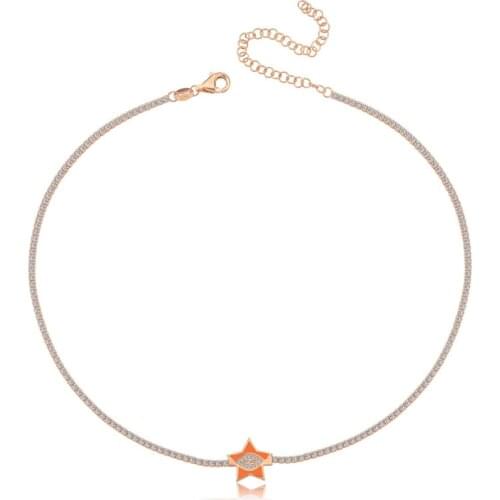 Trendy For Woman 925 Summer Fashion Jewelry Zircon Gift Necklace Cute Accessories High Quality Retro Crystal Pendant Swarovski