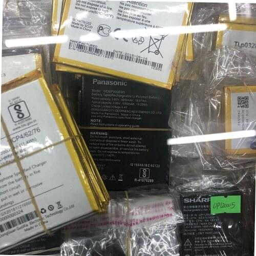 Original Battery 5000mAh 19.25Wh 3.85V for panasonic WDSP500EM5 Cell phone batterie
