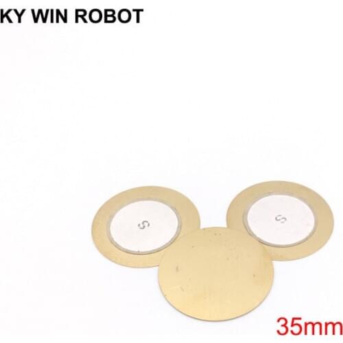 10 Pcs Piezoelectric Piezo Ceramic Wafer Plate Buzzer Loudspeaker Dia 35mm For Arduino Diy Electro