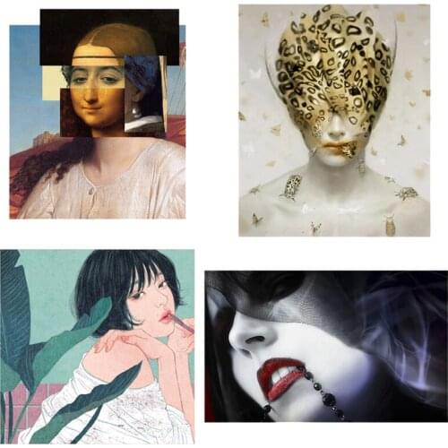 Prajna Sexy Girl Iron-On Transfers Patches For Clothing DIY Fashion Style Stickers On Clothes A-level Washable T-shirt Accessory