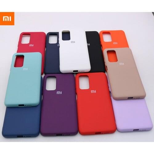 For Original Xiaomi Mi 10T /10T Pro Silky Liquild Silicone Case Full Protective Back Cover Luxury Shockproof Shell