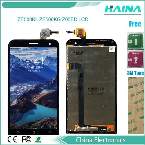LCD For ASUS Zenfone 2 Laser Zenfone 2mini ZE500KL ZE500KG Z00ED LCD Display Screen Touch Digitizer Panel Assembly