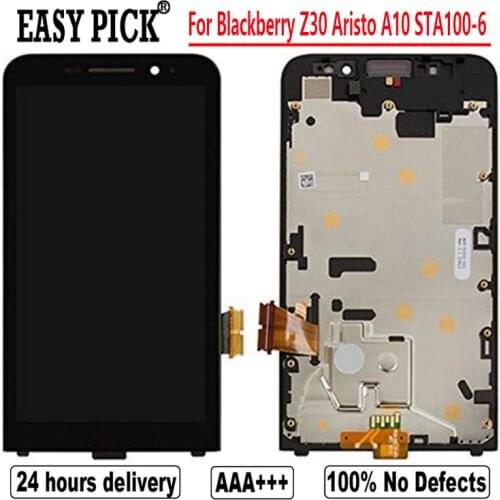 For Blackberry Z30 3G Aristo A10 STA100-6 STA100-5 -4 -3 -2 -1 LCD Display Touch Screen Digitizer Assembly For Blackberry Z30 4G