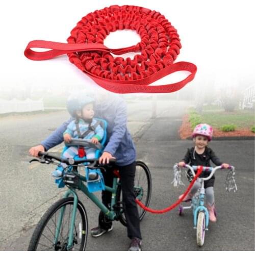 1PC Bicycle traction rope 5-color extended version shock-absorbing elastic MTB parent-child pull rope Bicycle outdoor products
