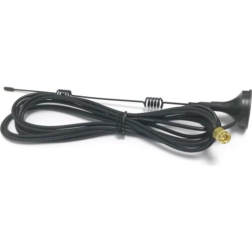 1PC WIFI router Antenna 2.4GHz 6 dBi Wireless Omni aerial sucker base with 3meters extension SMA male connector