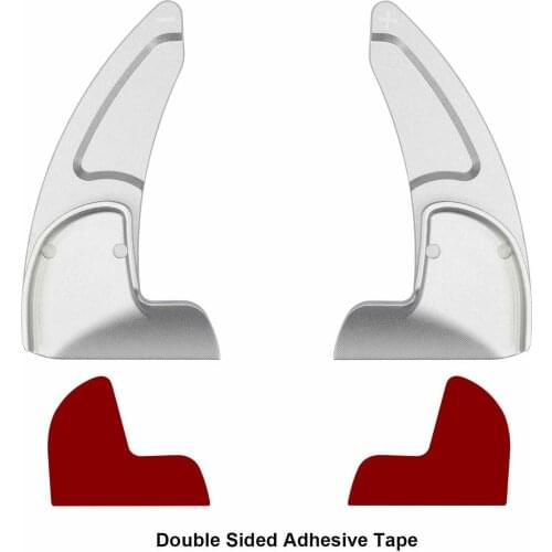 2 pieces aliminum alloy Steering Wheel Shift Paddle Transfer Extension Trim Cover for Dodge Challenger