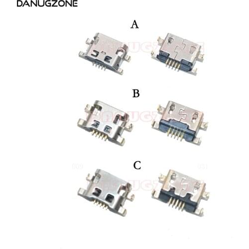 50PCS For Lenovo A708T S890 For Alcatel 7040N For Huawei G7 G7-TL00 Micro USB Charging Port Connector Charge Jack Socket Plug