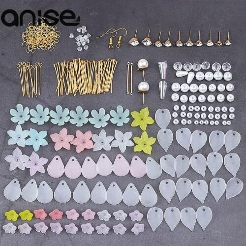 7 Pair Fashion Flower Tassel Earrings DIY Jewelry Package For Women Gift Earrings Handmade Jewelry Making