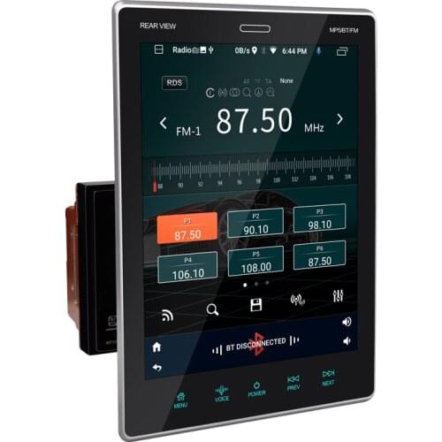 Bosstar 9.5inch universal car video Vertical Screen car stereo adjustment panel wifi 2din radio android car dvd player