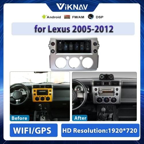 2din Car Radio For Toyota FJ Cruiser 2007-2012 Android Radio Audio Autoradio Head Unit Car Gps Navigation DVD Multimedia Player