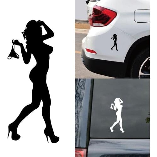 Automobile Motorcycle Funny Beautiful Sexy Woman In Bikini Decorative Wall Stickers Cartoon Car Sticker