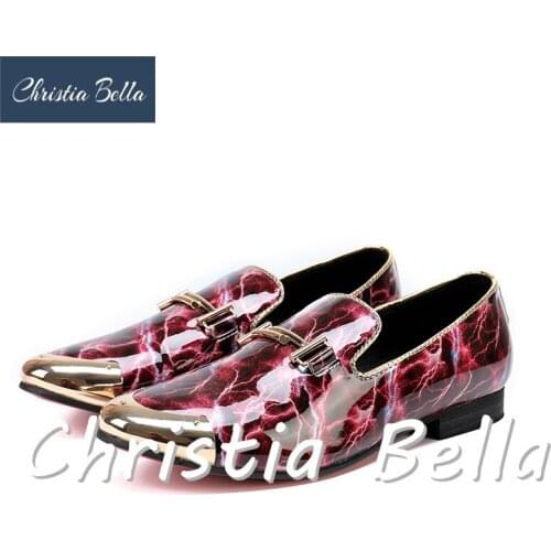 Christia Bella Men's Patent Leather Shoes