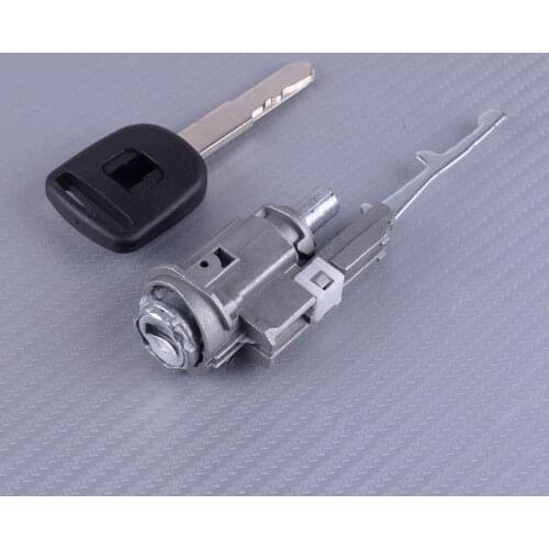 DWCX 06351-TE0-A11 Magnesium Alloy Gray Ignition Switch Lock Cylinder with Key fit for Honda CRV Accord Acura Civic 2010 2011