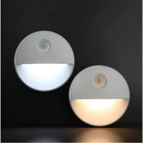 Home intelligent Induction LED Lamp Human Body Motion Sensor Night Light Battery Power Childrens room cupboard LED Footlight