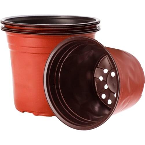 Flower Pots Vases Succulents Garden Decoration 6 Gallon Seedlings Plastic Cuttings For Outdoor Indoor Plants Greens Container