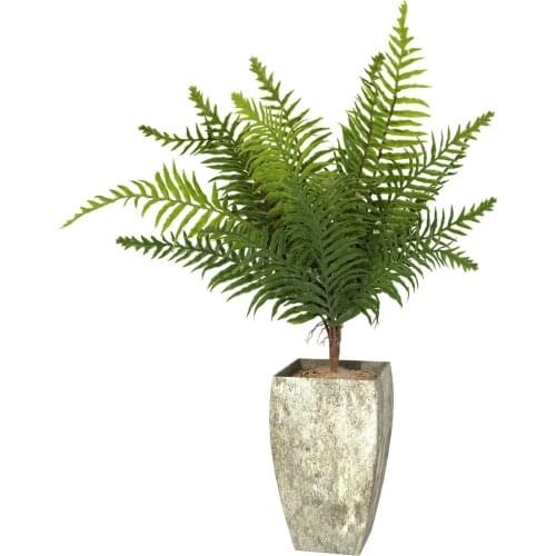 Faux Boston Ferns Plants Water Weeds Flowers Artificial Aquarium Grass Green For Outdoors Indoors Decoration Foliage
