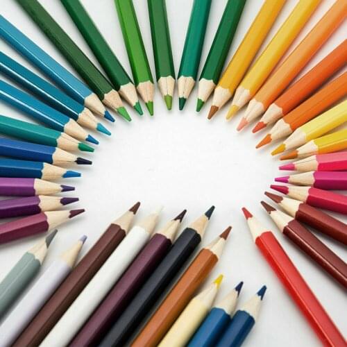 72 Colors Wood Colored Pencils Pro Artist Painting Watercolors Pencil For School Drawing Sketch Art Supplies