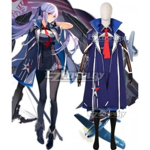 Azur Lane Essex Women Dress Uniform for Halloween Christmas Carnival Fancy Party Event Clothes Outfits Cosplay Costume E001