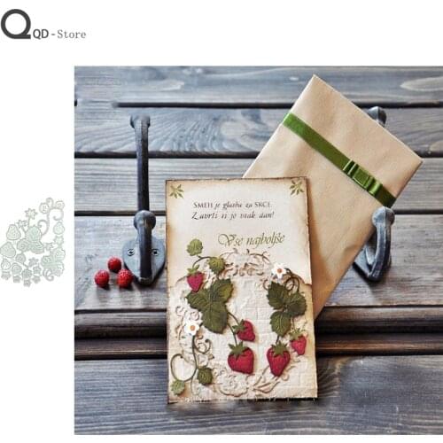 Scrapbook Metal Cutting Dies Childrens Puzzle Strawberry Handmade Tools DIY Card Make Mould Model Craft Decoration