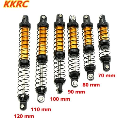 Metal Shock Absorber Oil Damper 70mm 80mm 90mm 100mm 110mm 120mm for 1/10 RC Crawler Car Axial SCX10 90046 AXI03007 TRX4 TRX6