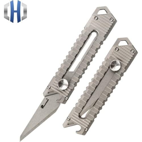 Titanium Alloy Knife Multi-function Combination Tool Portable EDC Utility Knife Demolition Express Paper Cutter