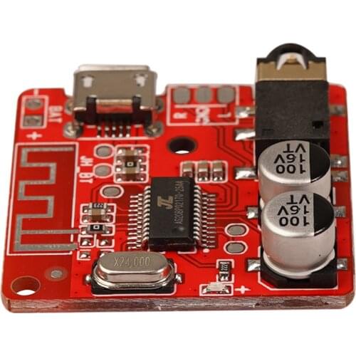 Bluetooth 5.0 Receiver Module Car Wireless Audio Receiver Module USB 3.5mm Interface DIY Circuit Board for WAV APE FLAC MP3