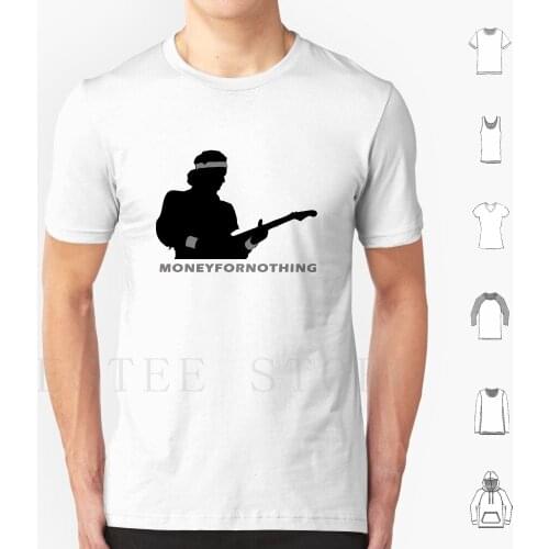 Money For Nothing-Dire Straits-Mark Knopfler T Shirt Men Cotton 6Xl Dire Straits Mark Knopfler Money For Nothing Music Guitar