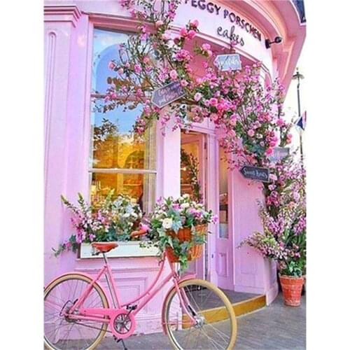 Flowers DIY Embroidery 11CT Cross Stitch Kits Craft Needlework Set Printed Canvas Cotton Thread Home Decoration New Sell