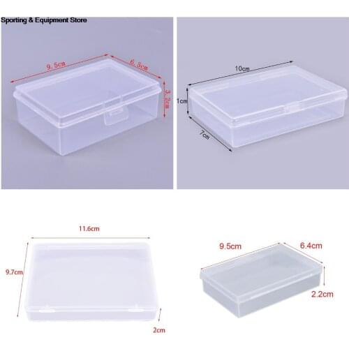 NEW 1PC/2PCS/4pcs Transparent Plastic Boxes Playing Cards Container PP Storage Case Packing Poker Game Card Box For Board Games