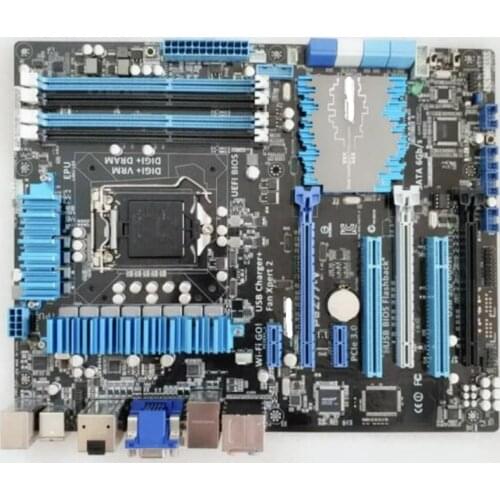 ASUS P8Z77-V original motherboard DDR3 LGA 1155 USB2.0 USB3.0 32GB VGA DVI HDMI-compatible Z77 used Desktop Motherboard